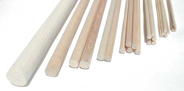 Wooden Dowels 